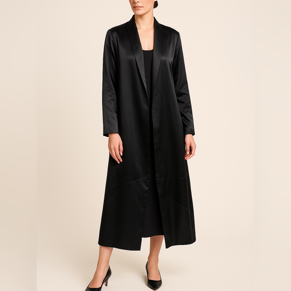 Brioni Silk Coat Long Smoking Jacket Robe
